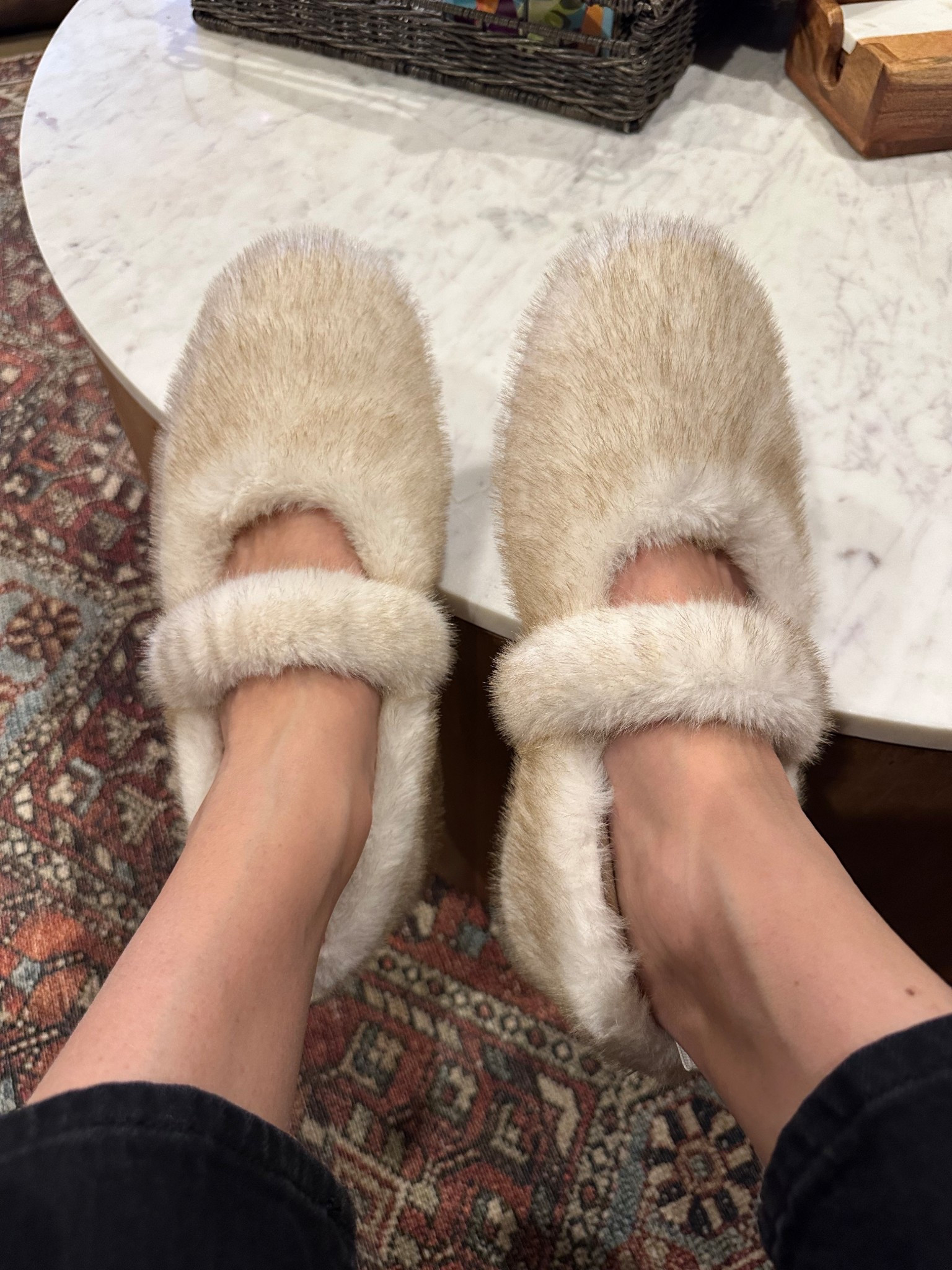 H&M Faux Fur Mary Jane Slippers - I’m in a size 10 (41) 

#LTKFindsUnder50