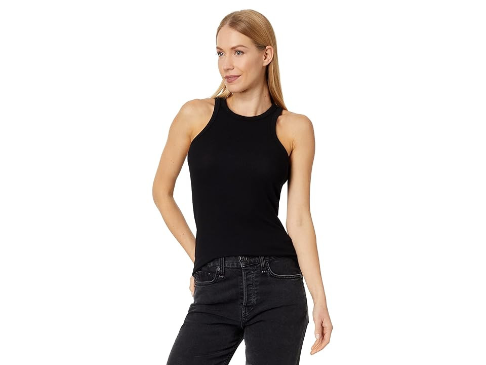 bobi Los Angeles High Neck Tank (Black) Women's Clothing | Zappos