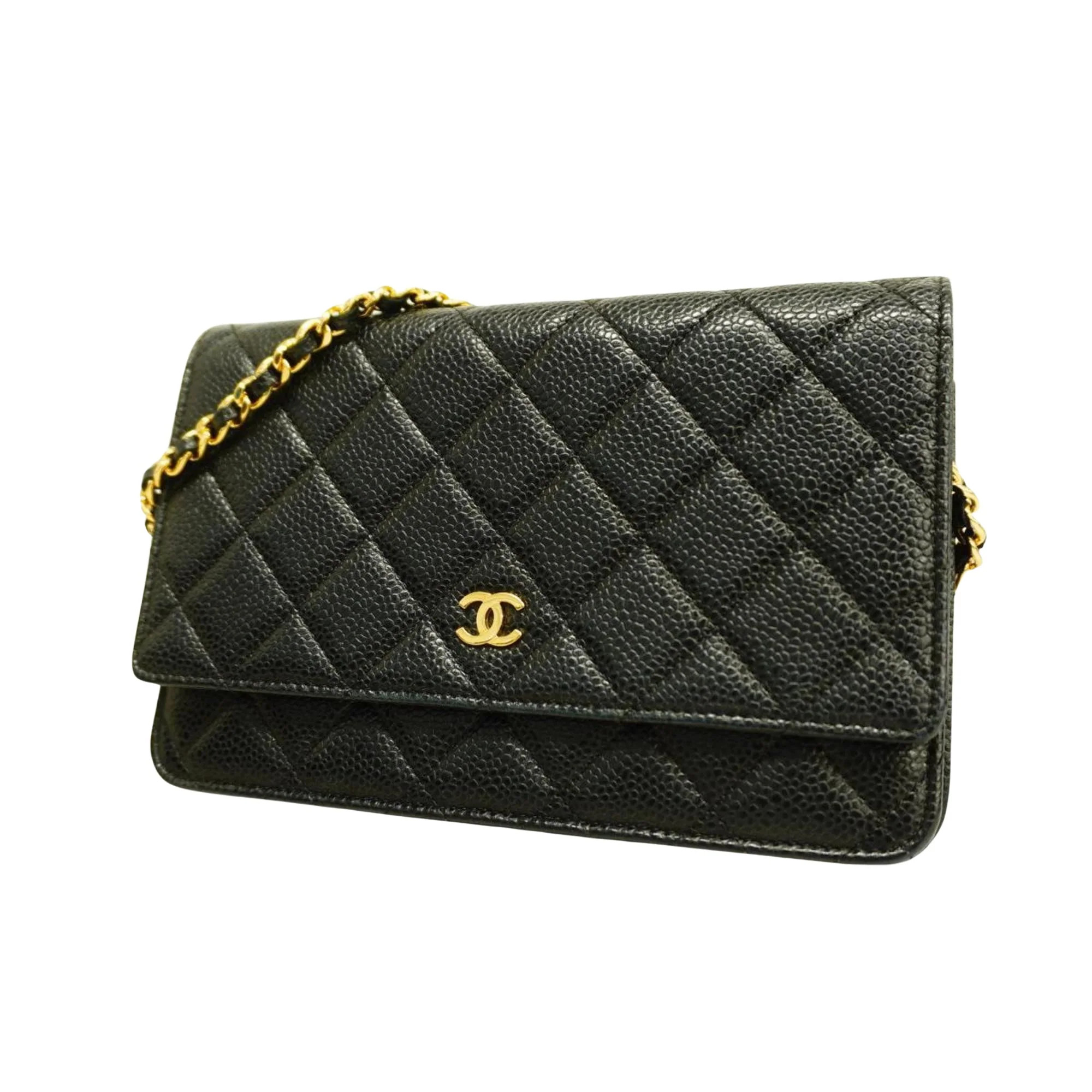 Chanel Wallet On Chain Leather Wallet (Pre-Owned) | Shop Simon