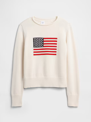Kids Relaxed Roll Neck Intarsia Sweater | Gap Factory