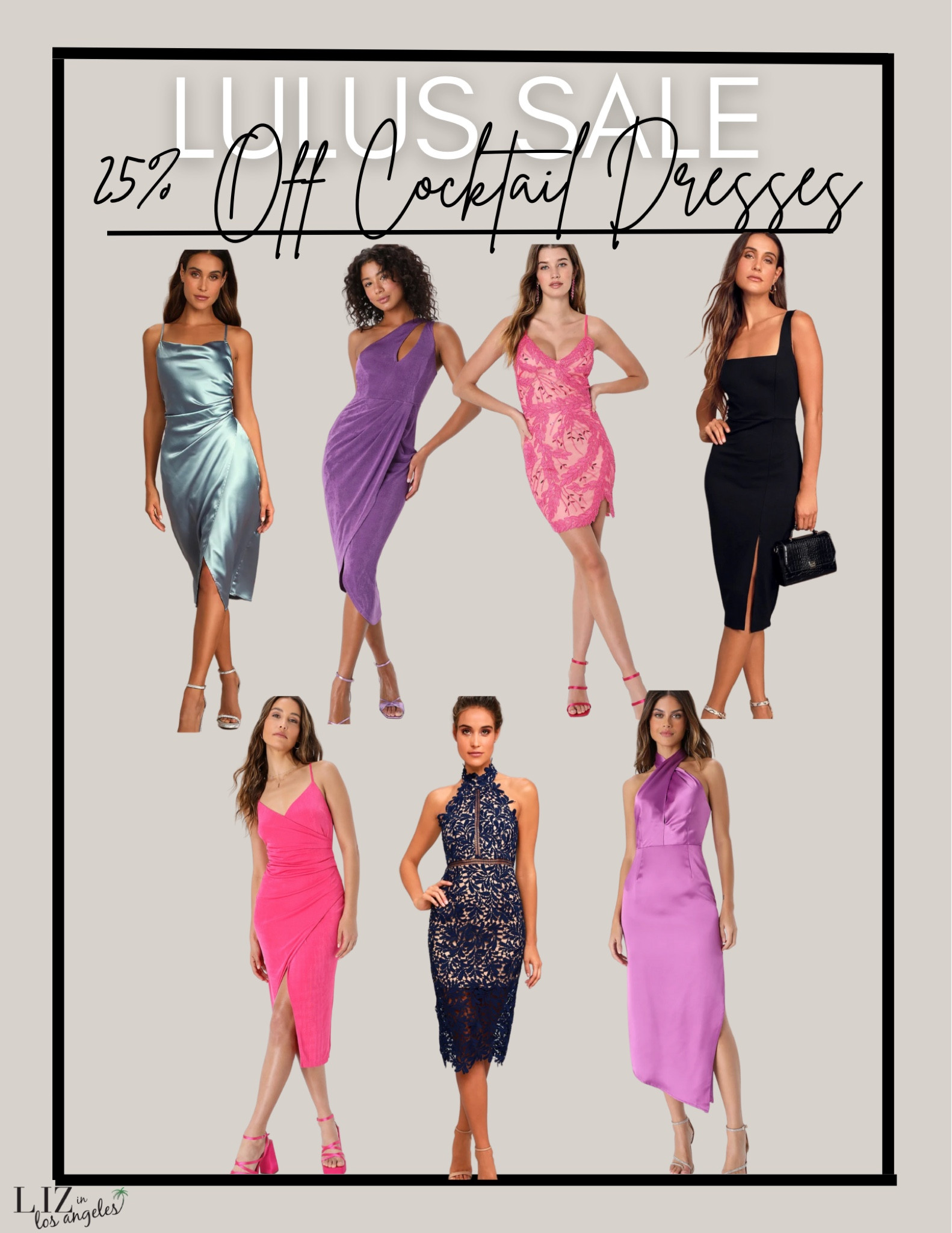 Lulus is having a great sale with 25% off cocktail dresses! This is your chance to get Greta date night dresses or wedding guest dresses or any special occasion dress you might need at a great price 

#LTKSeasonal #LTKsalealert #LTKFind
