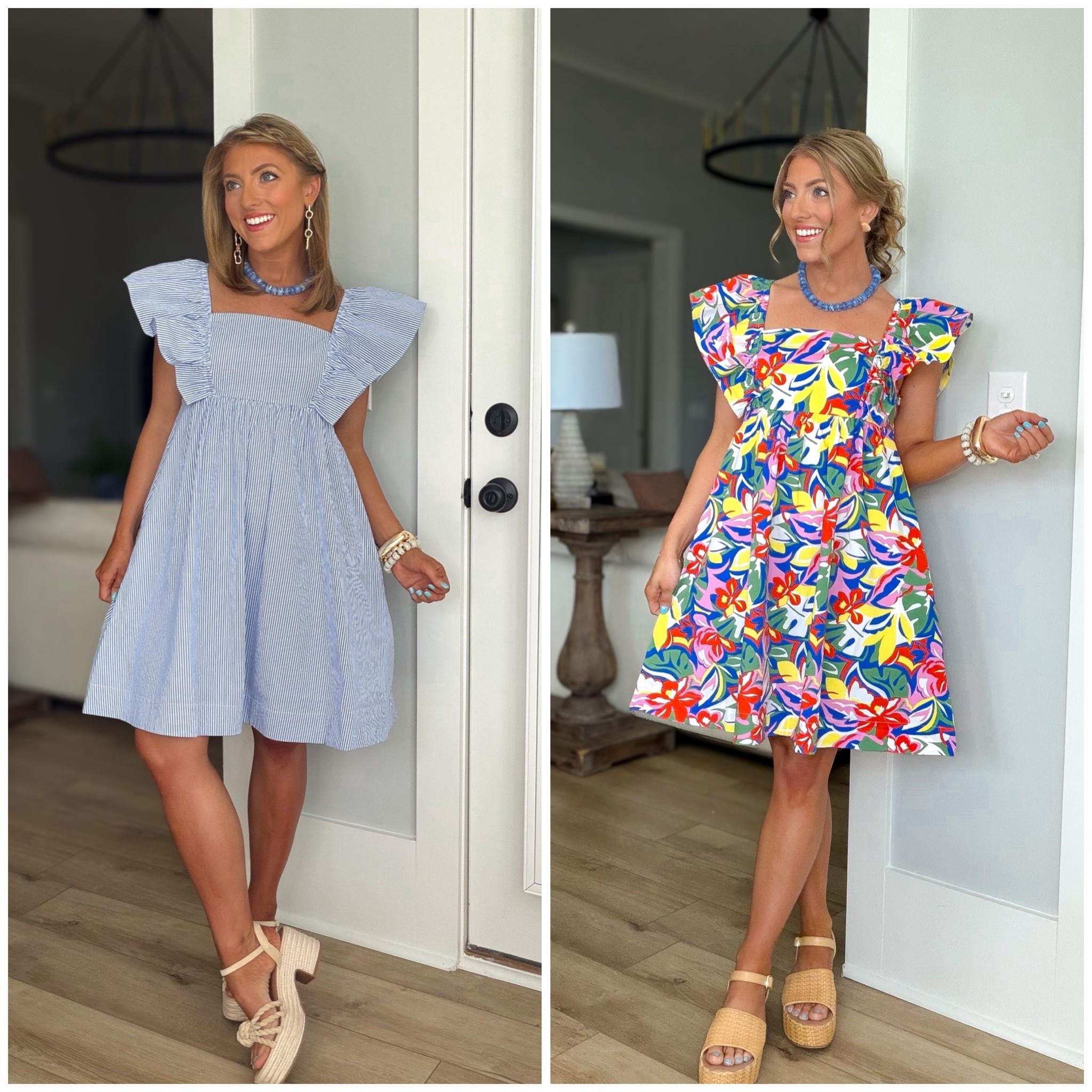 Two Walmart favorites are finally back in stock! Whether you love classic blue stripes or bold colorful florals, these dresses are perfect for summer vacations, brunch dates, church, family photos, and everything in between. The flutter sleeves and breezy fit make them easy to wear while still looking put together.

✨ Walmart dress finds
✨ Restocked summer dresses
✨ Vacation outfit inspiration
✨ Comfortable and flattering fit
✨ Flutter sleeve dresses
✨ Colorful summer fashion
✨ Affordable Walmart style
✨ Easy throw-on-and-go outfits

These are the kinds of dresses that sell out every season, so if you’ve been waiting for a restock, now is the time! 💙🌺

#WalmartFashion #WalmartDress #SummerDress #VacationStyle #AffordableStyle #WalmartFinds #SummerWardrobe #DressSeason #FashionDeals #WalmartNewArrivals

#LTKootd #LTKPetite