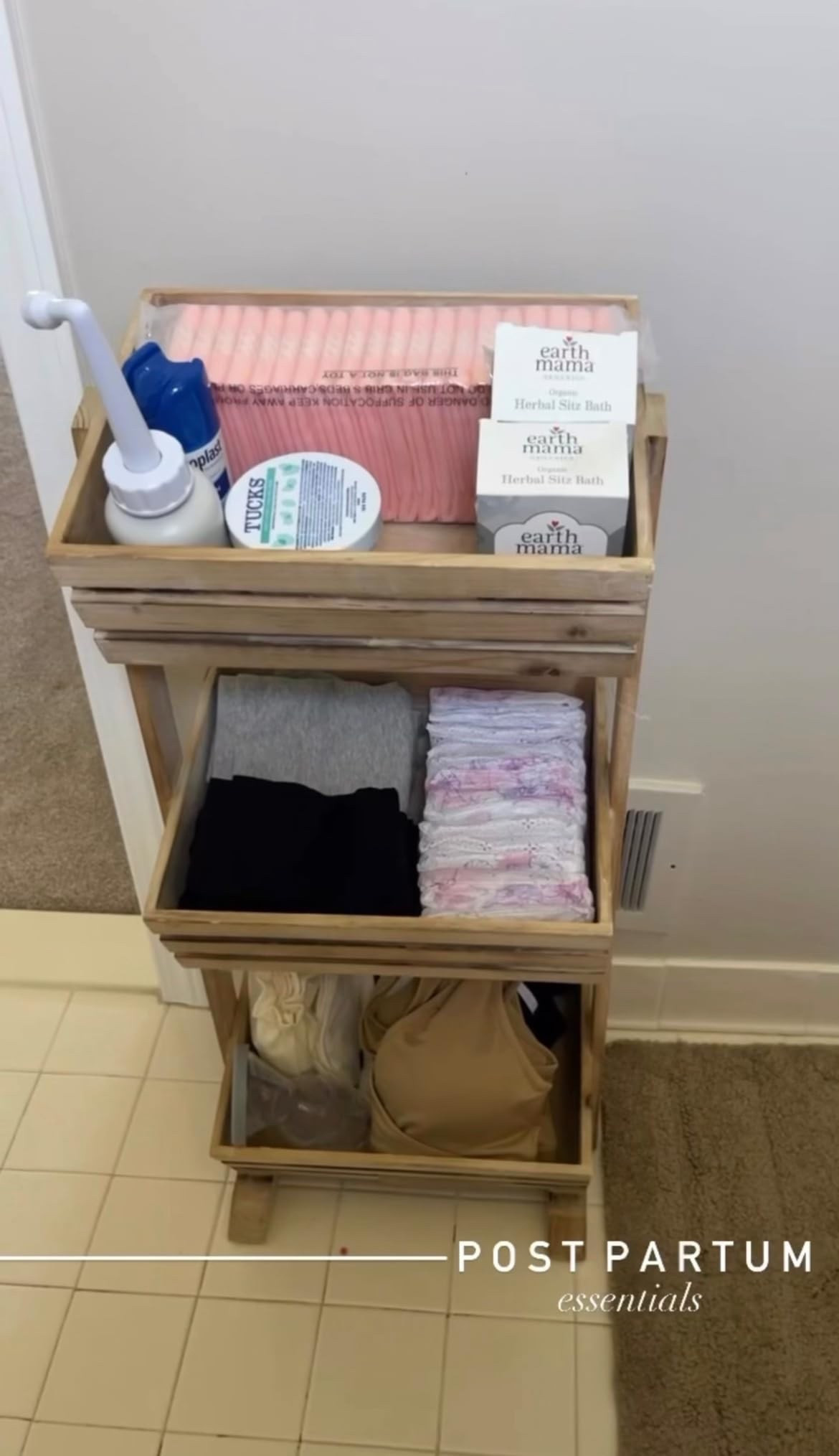 postpartum essentials caddy ✨

#LTKmomlife