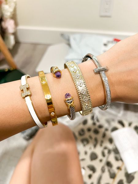 David Yurman  look alikes and Cartier bracelet alternatives that are affordable jewelry looks for less. #jewelryalternatives 

#LTKFindsUnder100 #LTKStyleTip #LTKFindsUnder50