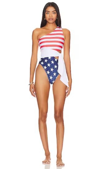 Carlie One Piece in Star Spangled | Revolve Clothing (Global)