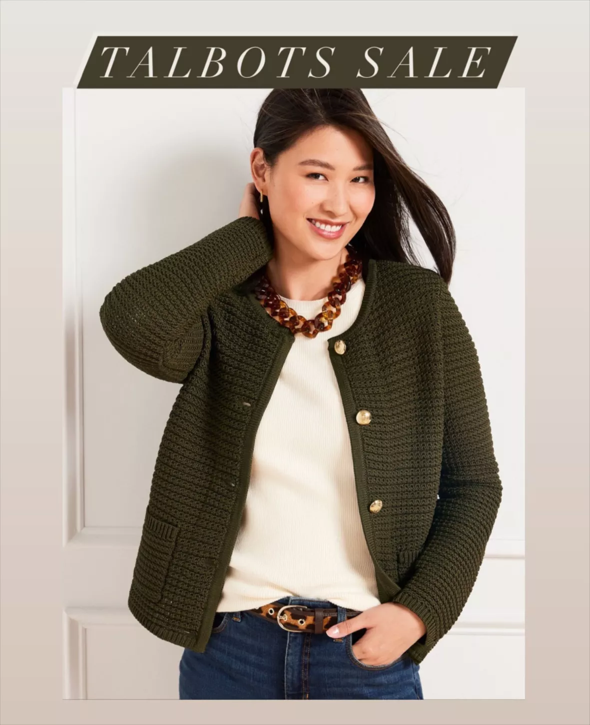 Textured-knit cardigan curated on LTK