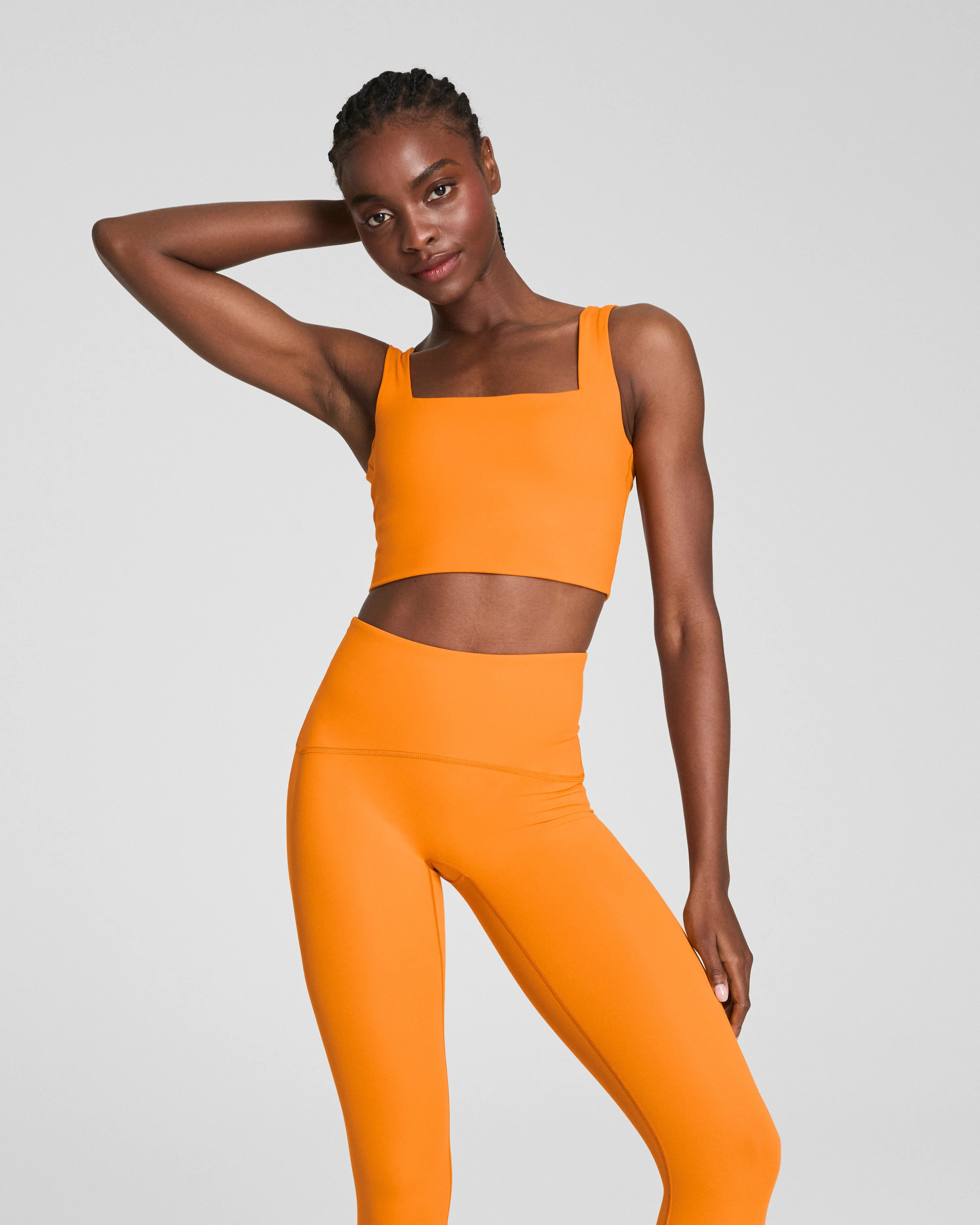 Cropped Square Neck Shelf Tank | Spanx