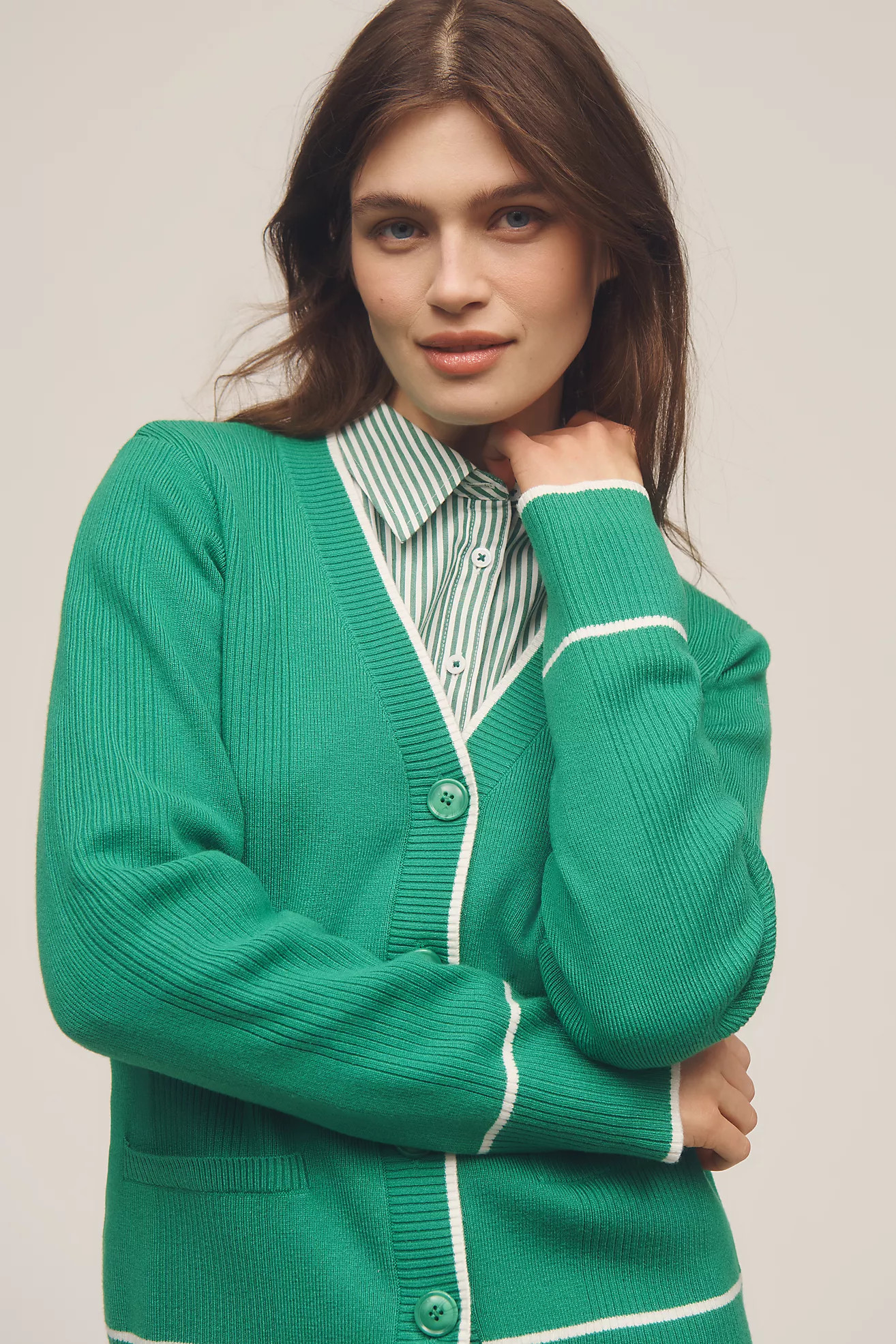 By Anthropologie V-Neck Cardigan Sweater | Anthropologie (US)
