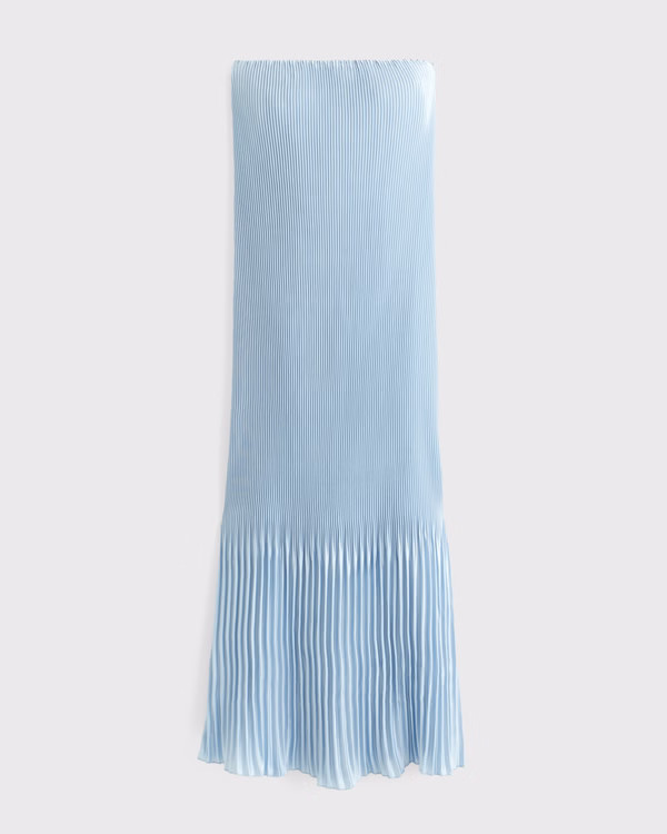 Women's The A&F Giselle Pleat Release Midi Dress | Women's Dresses & Jumpsuits | Abercrombie.com | Abercrombie & Fitch (US)