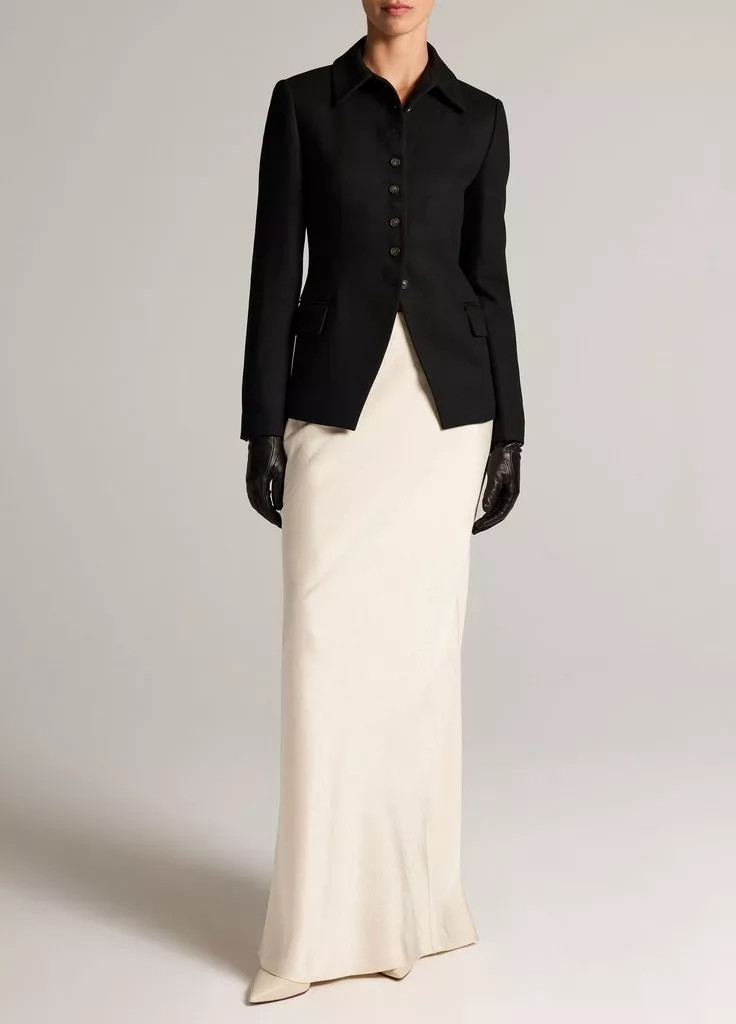 Women's Satin Bias Column Skirt, Bona, Size 00 Vince | Vince LLC