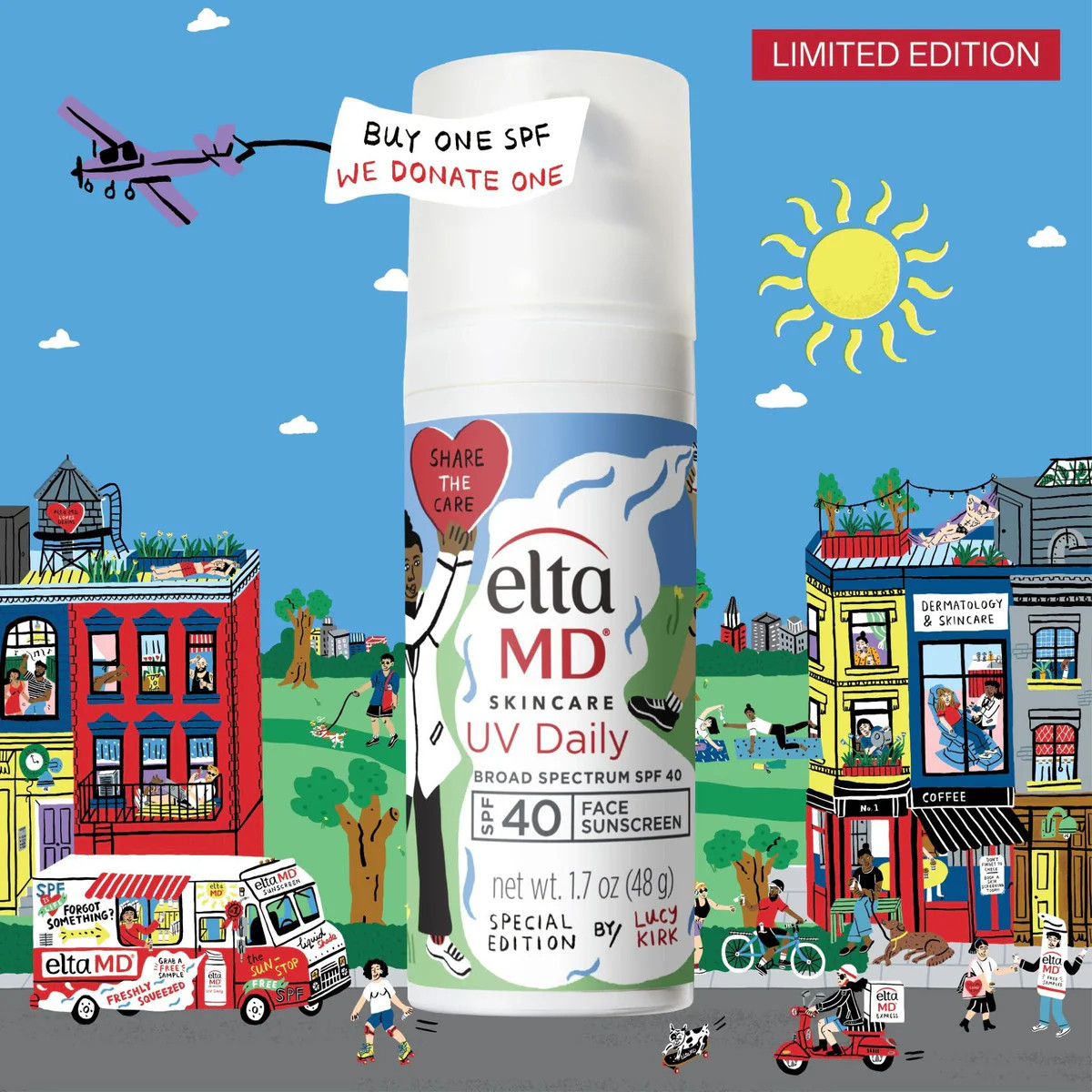 EltaMD UV Daily Limited Edition Bottle Broad-Spectrum SPF 40 | EltaMD