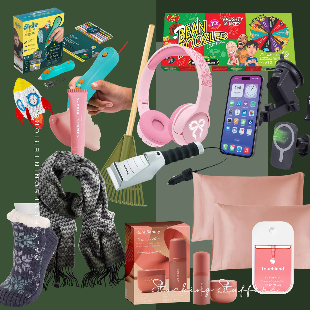 Stocking Stuffers | Gifts for Her | Gifts for Kids | Phone Holder | Scarf | Fuzzy Socks | Rare Beauty | Touchland | Satin Pillowcases | Bluetooth Headphones | White Elephant 

 #LTKGiftGuide #LTKSeasonal #LTKFindsUnder50