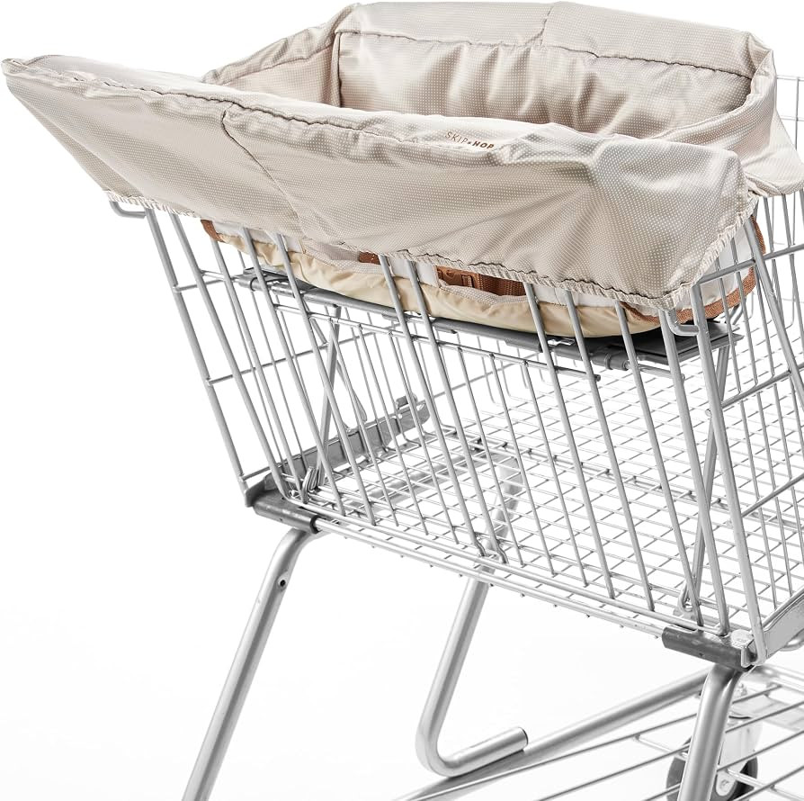 Skip Hop Baby Shopping Cart Cover & Baby High Chair Cover 2-in-1 with Secure Seatbelt, Padded Sea... | Amazon (US)