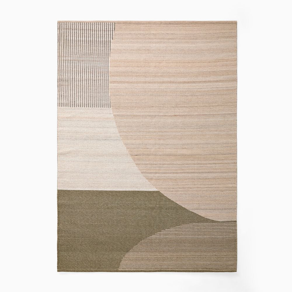 Striped Arch Outdoor Performance Rug | West Elm (US)