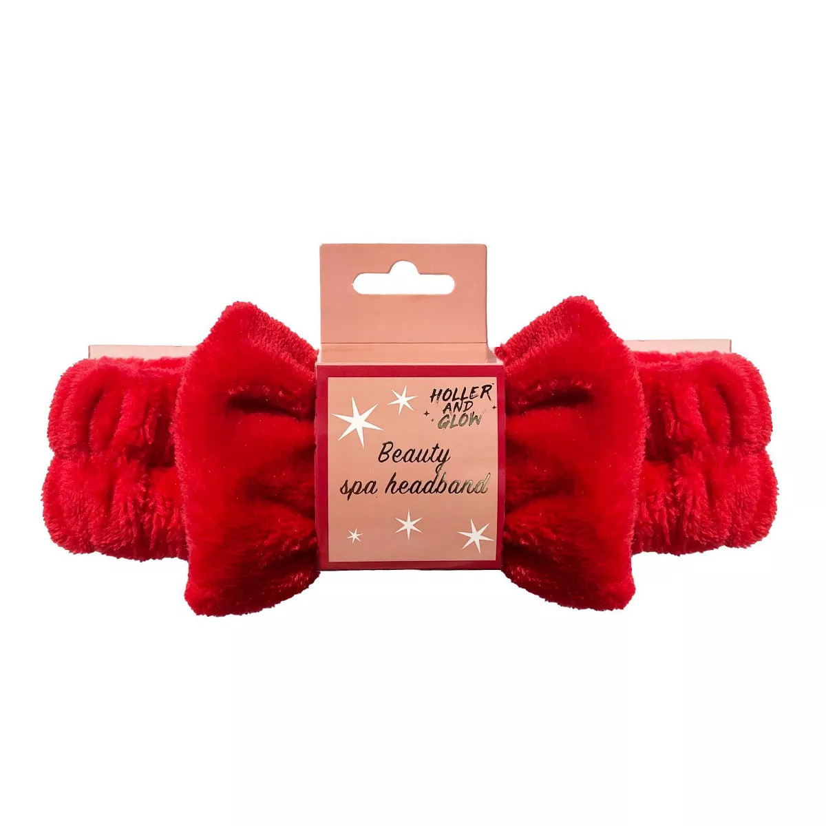 Holler and Glow Spa Headband - Red | Target