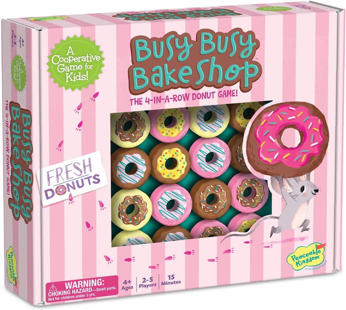 Peaceable Kingdom Busy Busy Bake Shop Cooperative Game for Kids - 2-5 Players Ages 4 and Older. | Amazon (US)