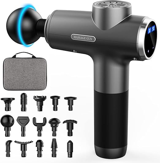 Massage Gun Deep Tissue Percussion Muscle Massager,Kelices Handheld Body Back Massager for Athlet... | Amazon (US)