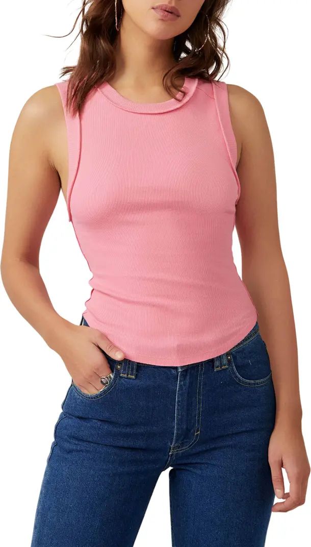 Kate Rib Stretch Cotton Tank | Nordstrom