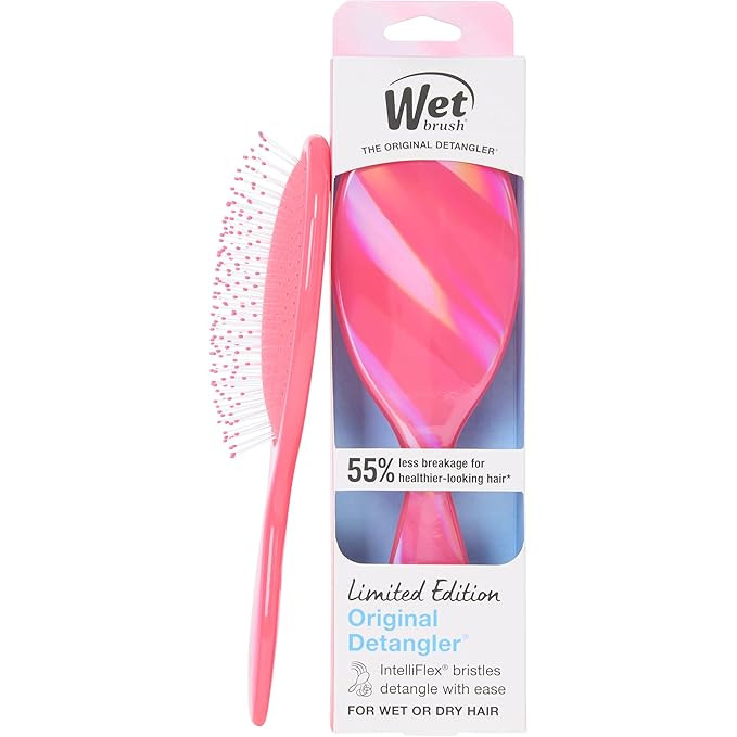Wet Brush Original Detangler Hair Brush, Soft, Flexible Bristles Gently Detangle All Hair Types, ... | Amazon (US)