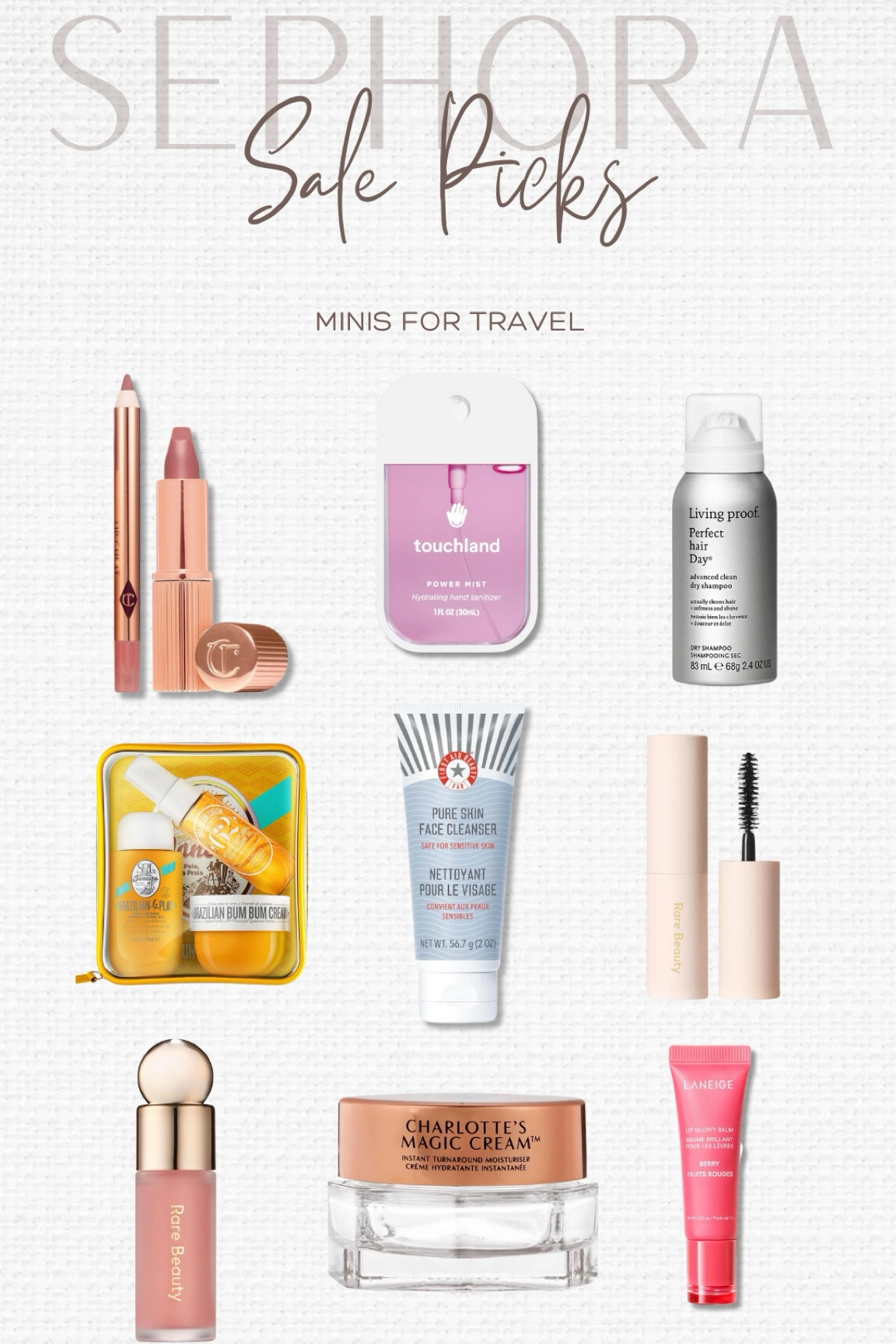Sephora sale picks for travel! Love these mini products! 

#LTKfindsunder100 #LTKxSephora #LTKbeauty