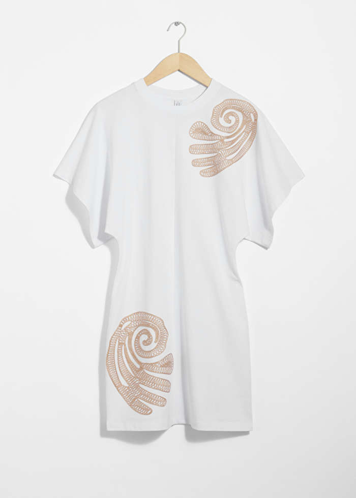 Embroidered T-Shirt Mini Dress | & Other Stories (EU + UK)