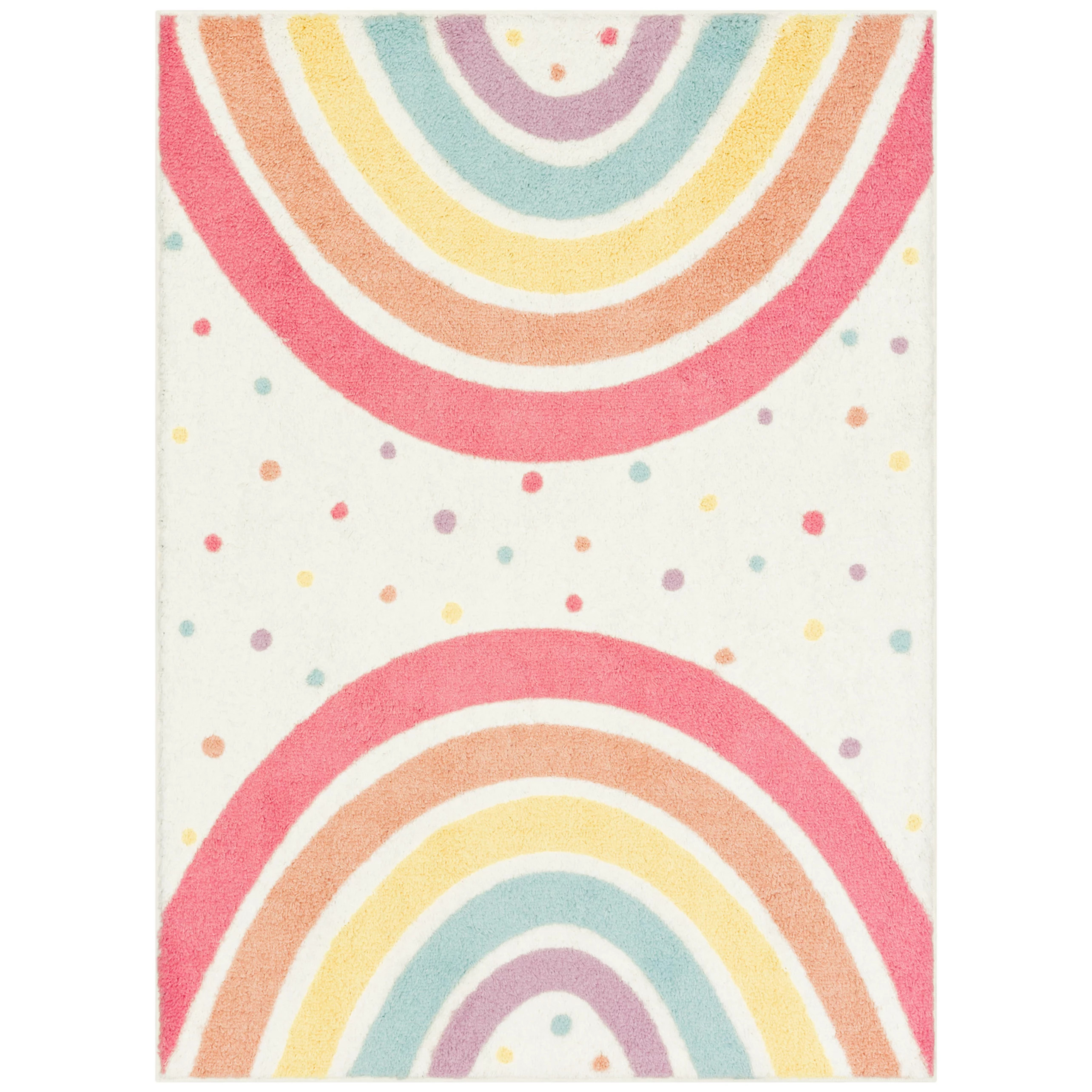 The Big One® Kids Shag Rainbow Washable Throw and Area rug | Kohl's