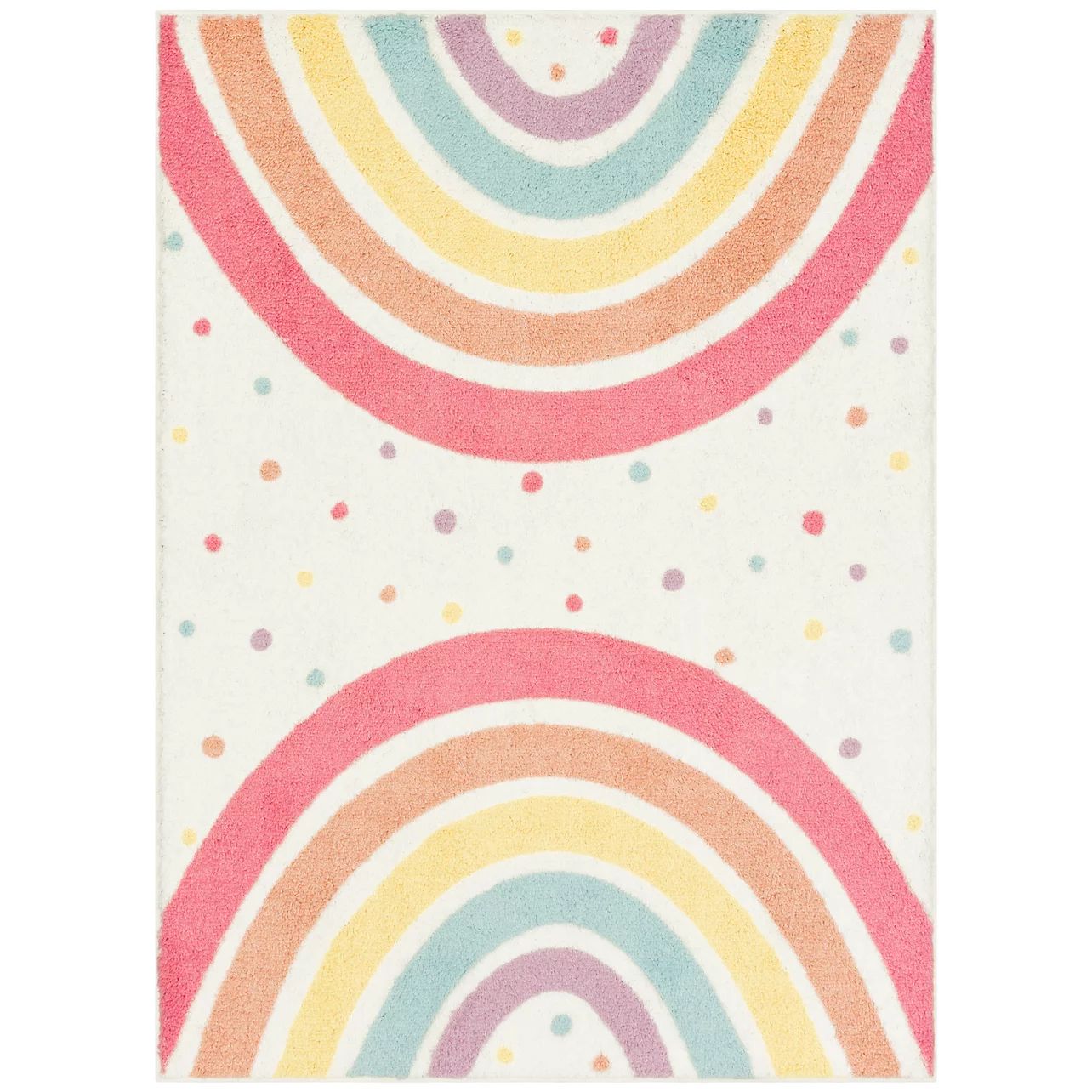 The Big One® Kids Shag Rainbow Washable Throw and Area rug | Kohl's