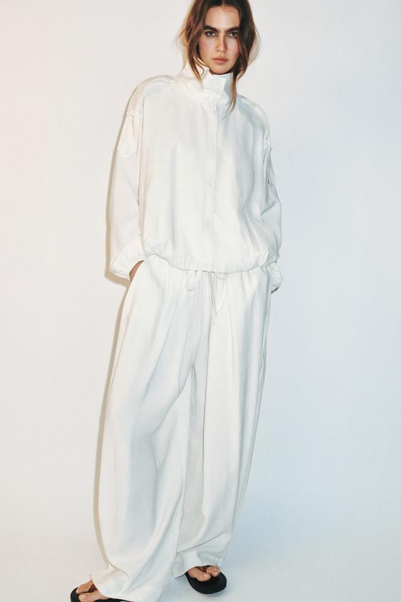 HIGH COLLAR JACKET SET | Zara US