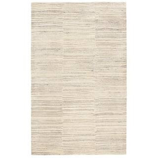 Avery Hand Tufted Wool Oatmeal 10 ft. x 14 ft. Indoor Area Rug | The Home Depot
