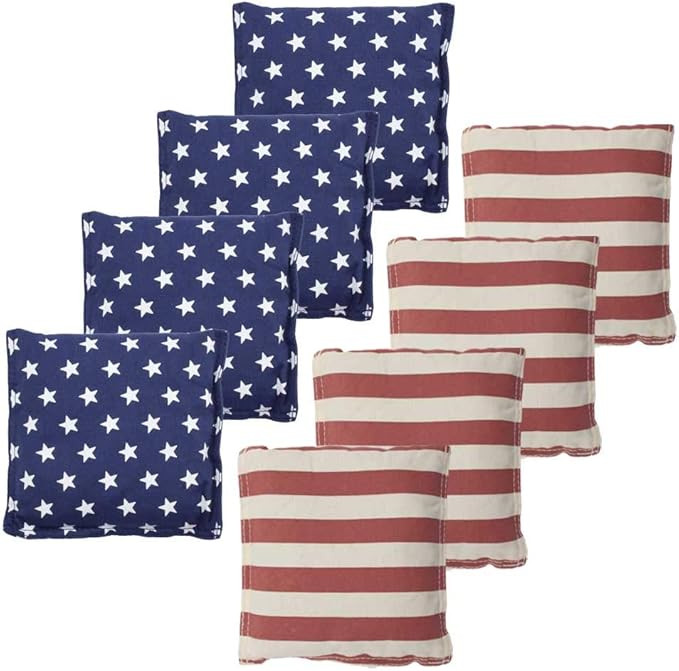 Set of 8 Premium Weather Resistant Cornhole Bean Bags. Regulation Size and Weight Bean Bags for C... | Amazon (US)