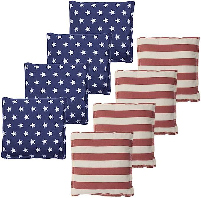 Set of 8 Premium Weather Resistant Cornhole Bean Bags. Regulation Size and Weight Bean Bags for C... | Amazon (US)