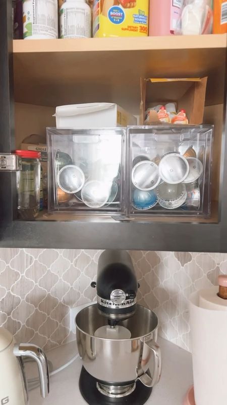 Stackable drawer bins for coffee pods 

#LTKhome #LTKFind #LTKfamily