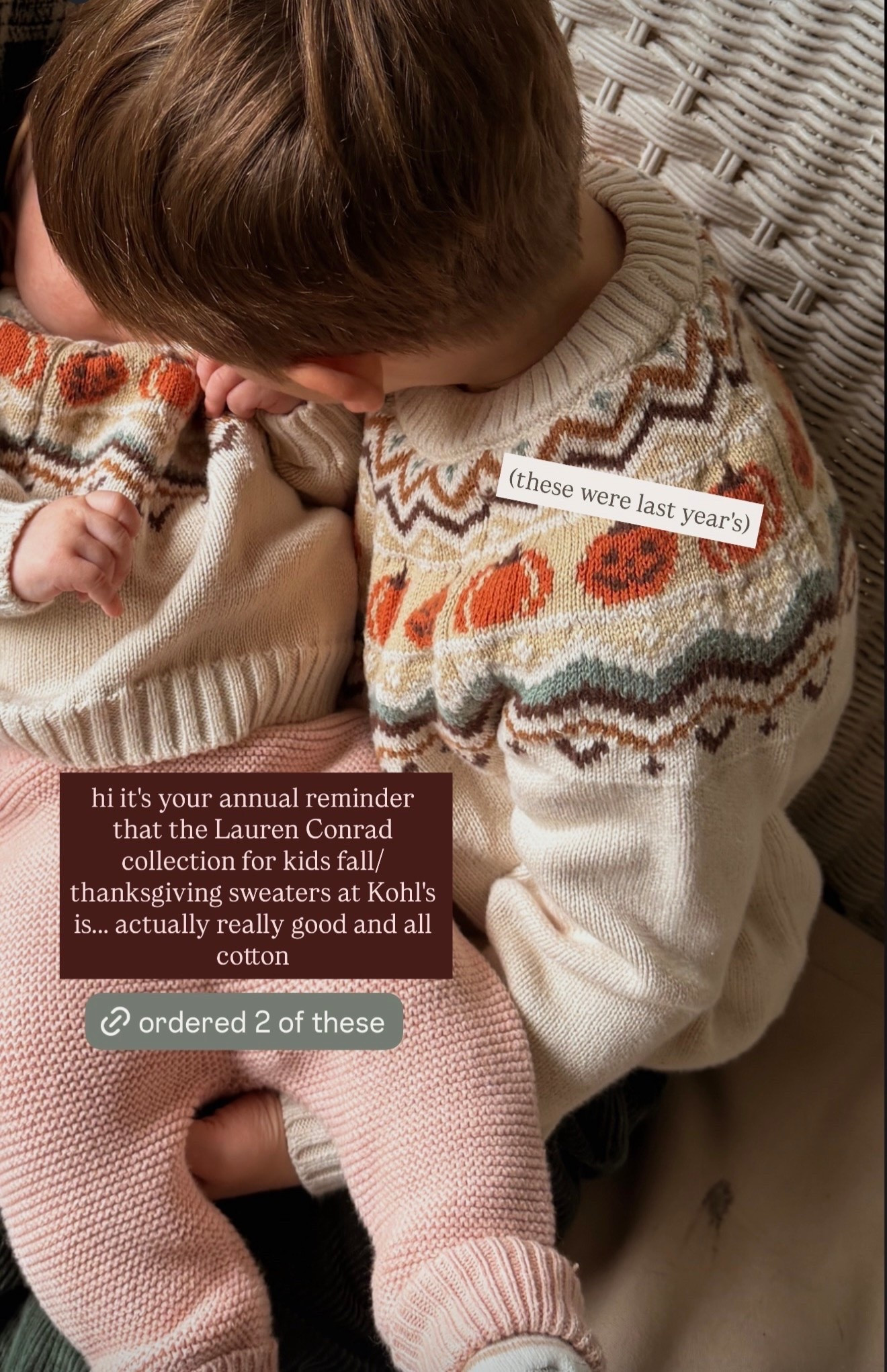 These Lauren Conrad kid’s sweaters for Fall and the holidays seem like a secret I shouldn’t be sharing 🤭

#LTKSeasonal #LTKBaby #LTKKids