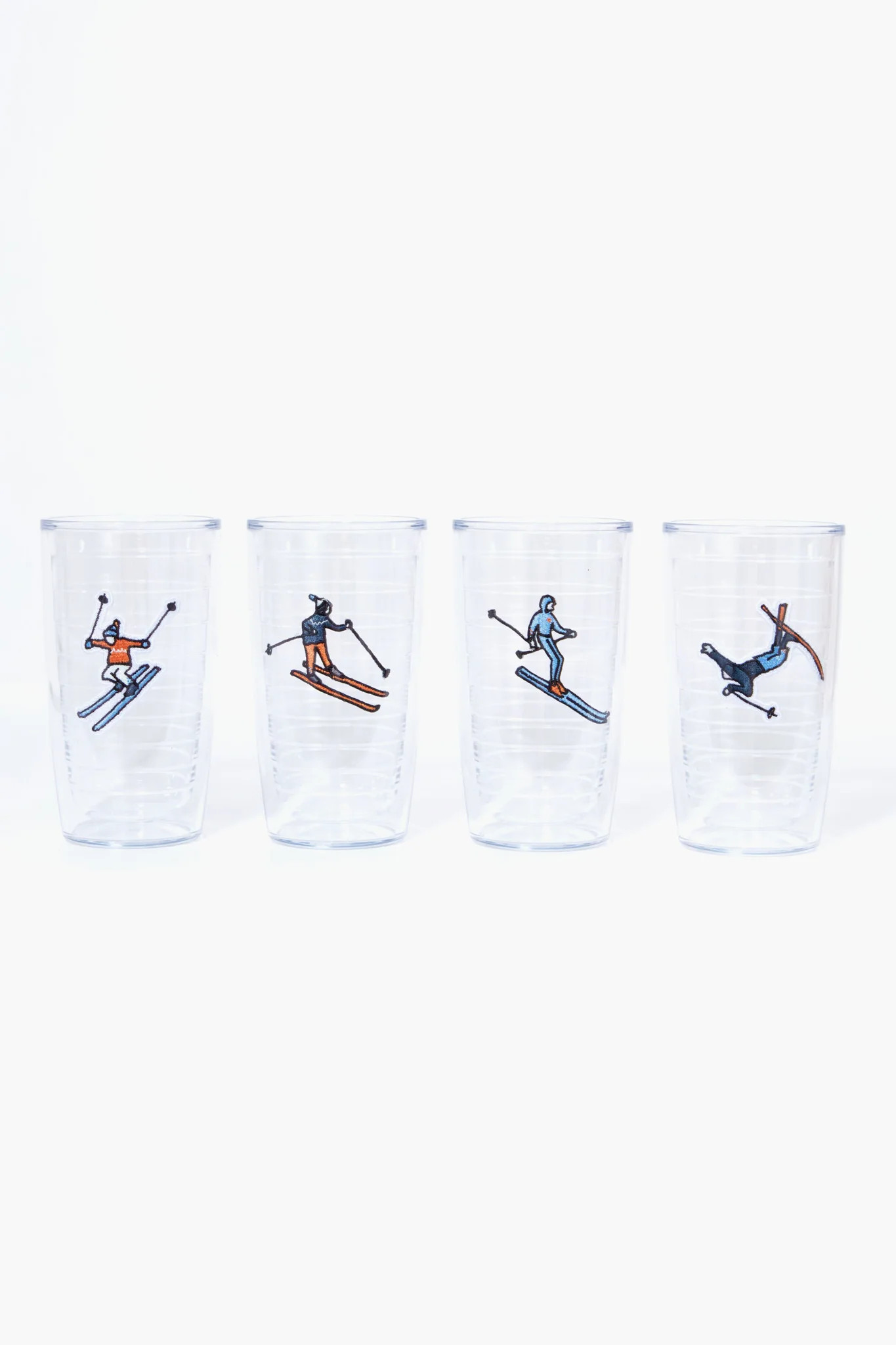 Skiers Tumblers Set of 4 | Tuckernuck (US)