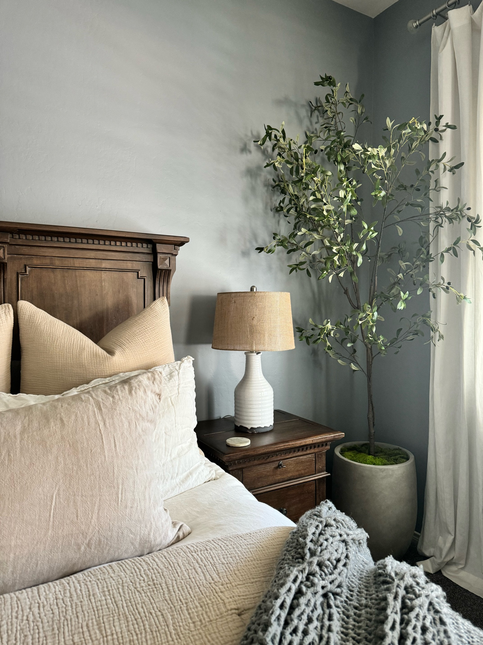 Easy DIY Faux Olive Tree styled with a concrete planter and reindeer moss accent

Style Tip: turn a small Amazon box upside down and place in planter base to add an extra 4” in height. Then fill the planter with packing paper. Top with cardboard cut in a circle to provide a nice base for your moss. So easy!

We have 10’ ceilings so I went with the 7’ tree

faux olive tree | cement planter | reindeer moss | Southworth Design | Parachute Home

#LTKFindsUnder100 #LTKHome #LTKOver40