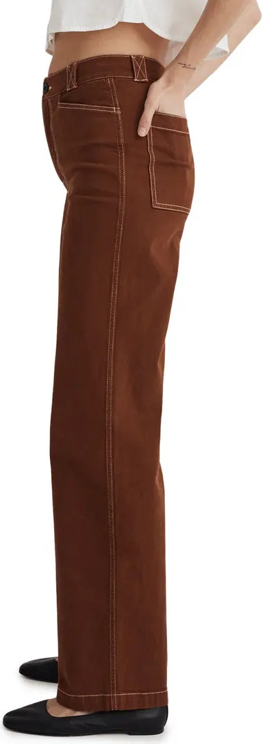 Emmet 2.0 High Waist Wide Leg Stretch Cotton Pants | Nordstrom