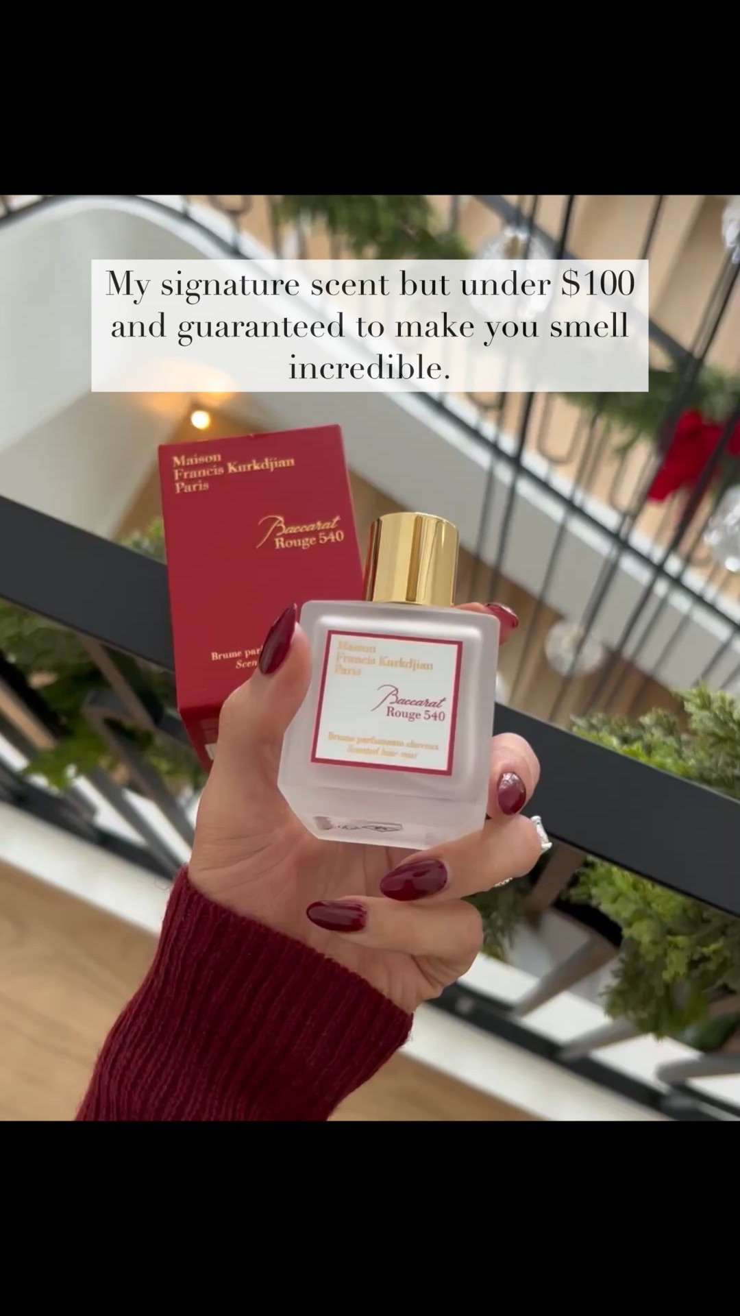 Last minute holiday gift ideas for her
Baccarat rouge 540 hair perfume 
Favorite winter scent 

#LTKBeauty #LTKHoliday #LTKFindsUnder100
