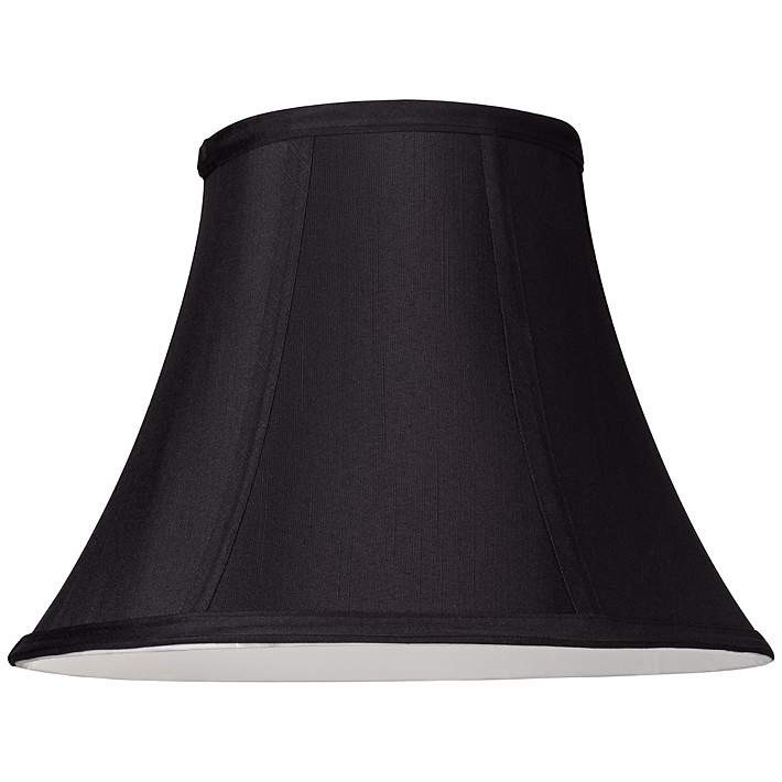 Black Stretch Bell Lamp Shade 6x12x9 (Spider) - #77302 | Lamps Plus | Lamps Plus