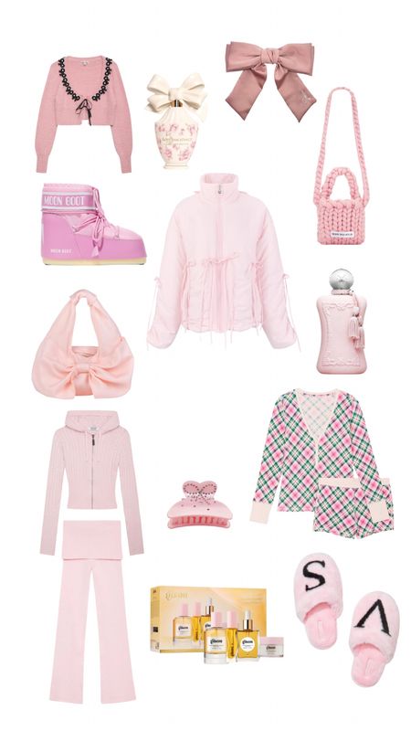 Part 1 of my pink Christmas wishlist 🎀🎁❄️ Everything is linked except the bow bag + puffer are My Mum Made It, Vs Pjs are sold out but linked similar

#LTKGiftGuide #LTKHoliday #LTKSeasonal