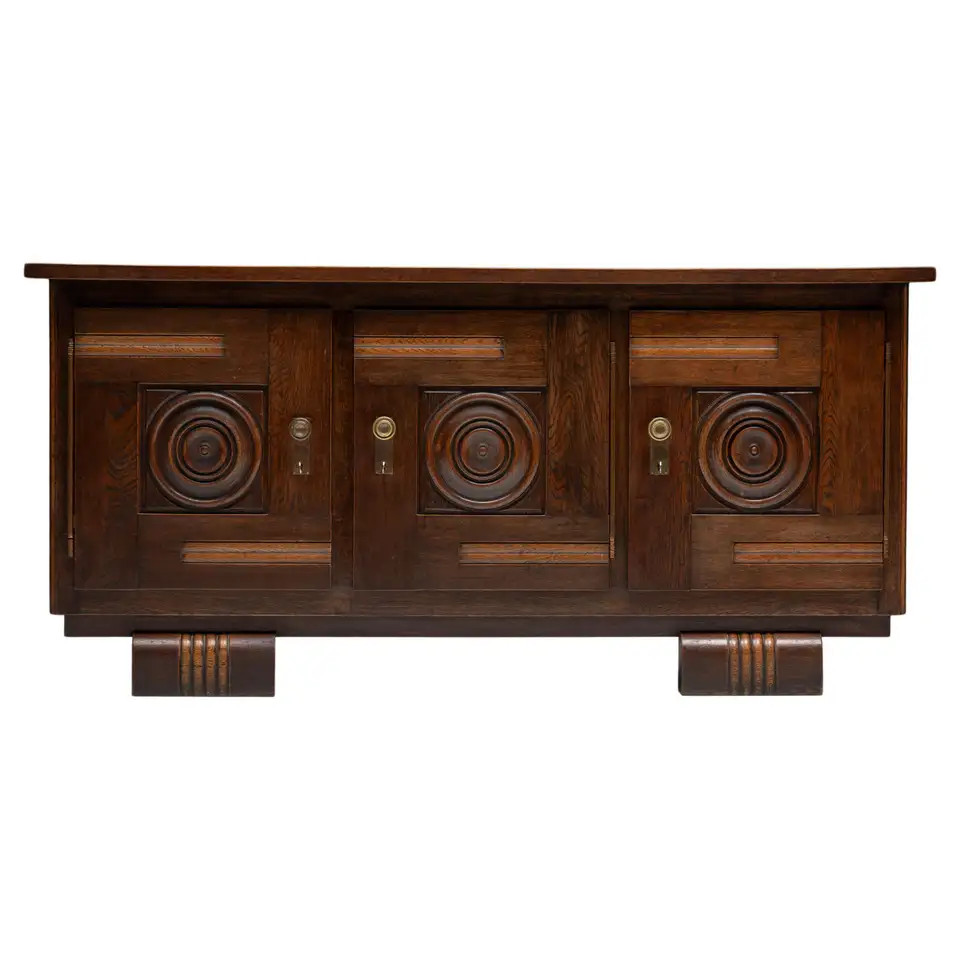 Art Deco Sideboard by Charles Dudouyt, France, 1940s | 1stDibs