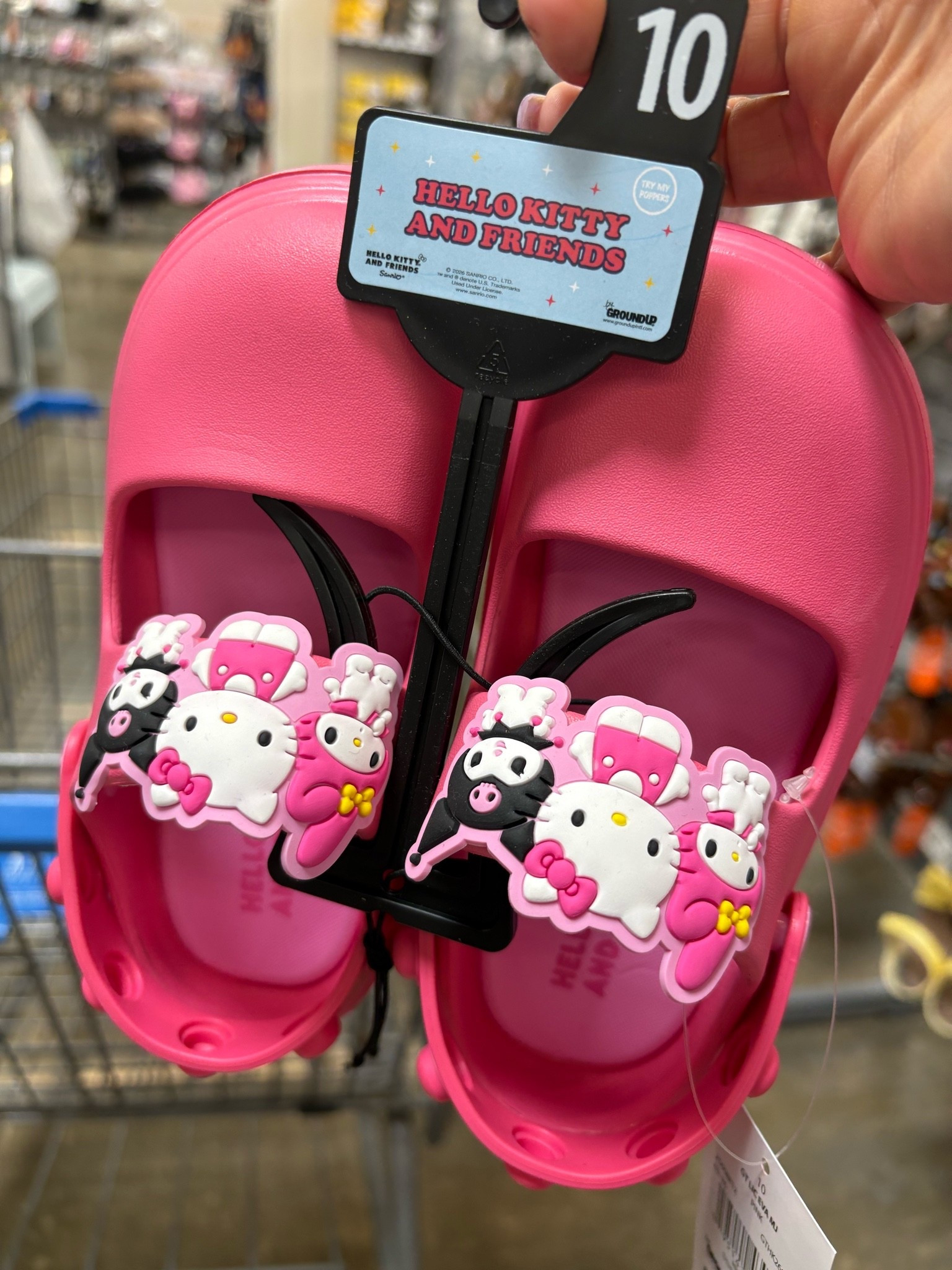 Hello Kitty and Friends Toddler Girls Mary Jane Clog. 

Sanrio fans, these are the cutest toddler shoes I’ve seen all week! 💕🎀

These Hello Kitty Toddler Girls Mary Jane Clogs feature Hello Kitty, Kuromi, and My Melody on the sweetest pink design. The Mary Jane-style strap adds an extra adorable touch while helping keep little feet secure and comfortable during playtime, errands, and everyday adventures.

I love that these combine the comfort of a clog with the cute look of a Mary Jane shoe. They’re lightweight, easy to slip on, and perfect for toddlers who love all things Hello Kitty and Sanrio.

At just $14, these are such a fun and affordable find for little girls, Sanrio fans, birthday gifts, and everyday summer outfits.

#LTKKids #HelloKitty #Kuromi #MyMelody #Sanrio #ToddlerShoes #GirlsFashion #KidsStyle #WalmartFinds #CuteKidsFashion