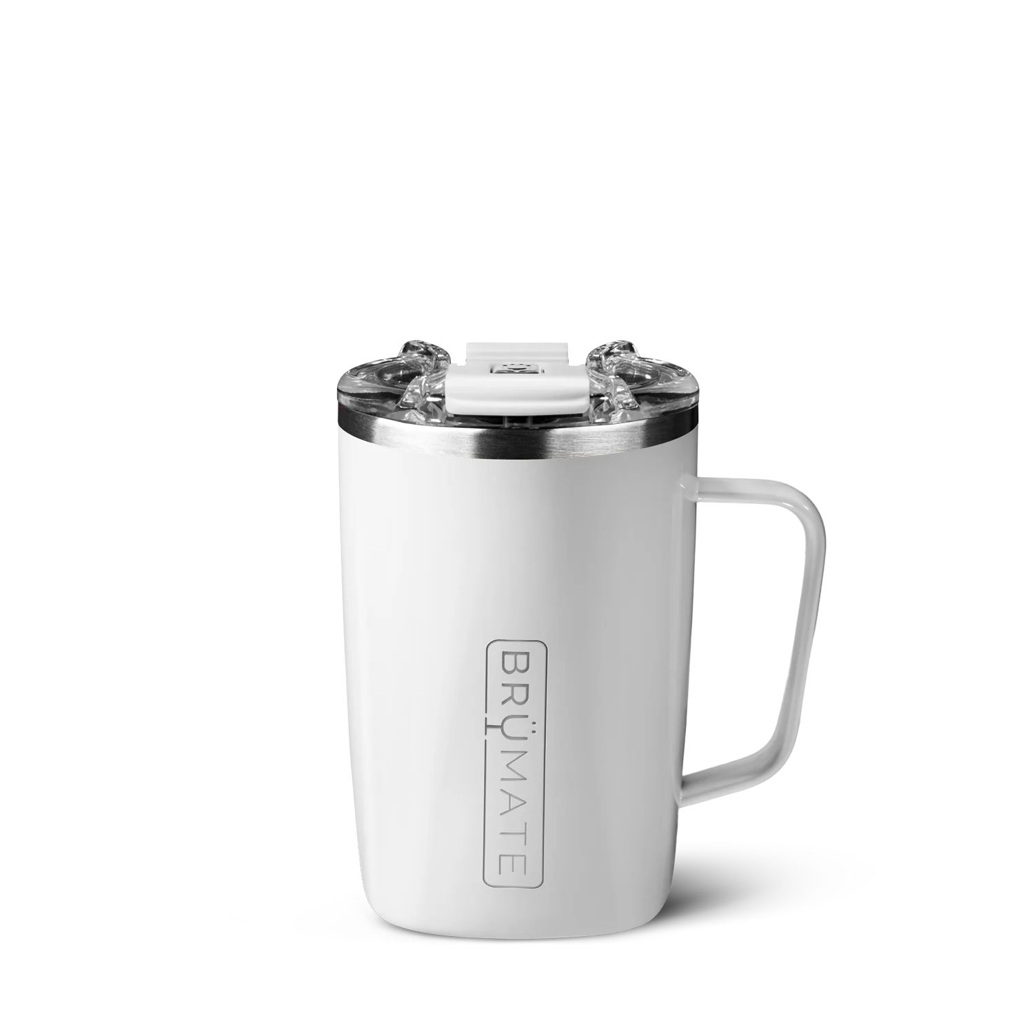 TODDY 16oz Insulated Coffee Mug | Ice White | BruMate