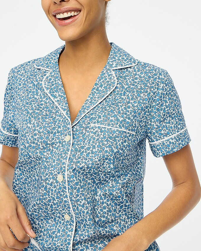 Cotton short pajama set | J.Crew Factory