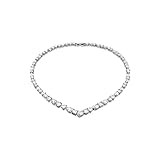 Swarovski Tennis Deluxe All-Around Tennis Necklace with Round, Square and Pear-Shaped Clear Swarovsk | Amazon (US)