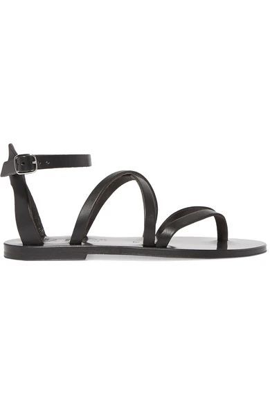 Fusain leather sandals | NET-A-PORTER (US)