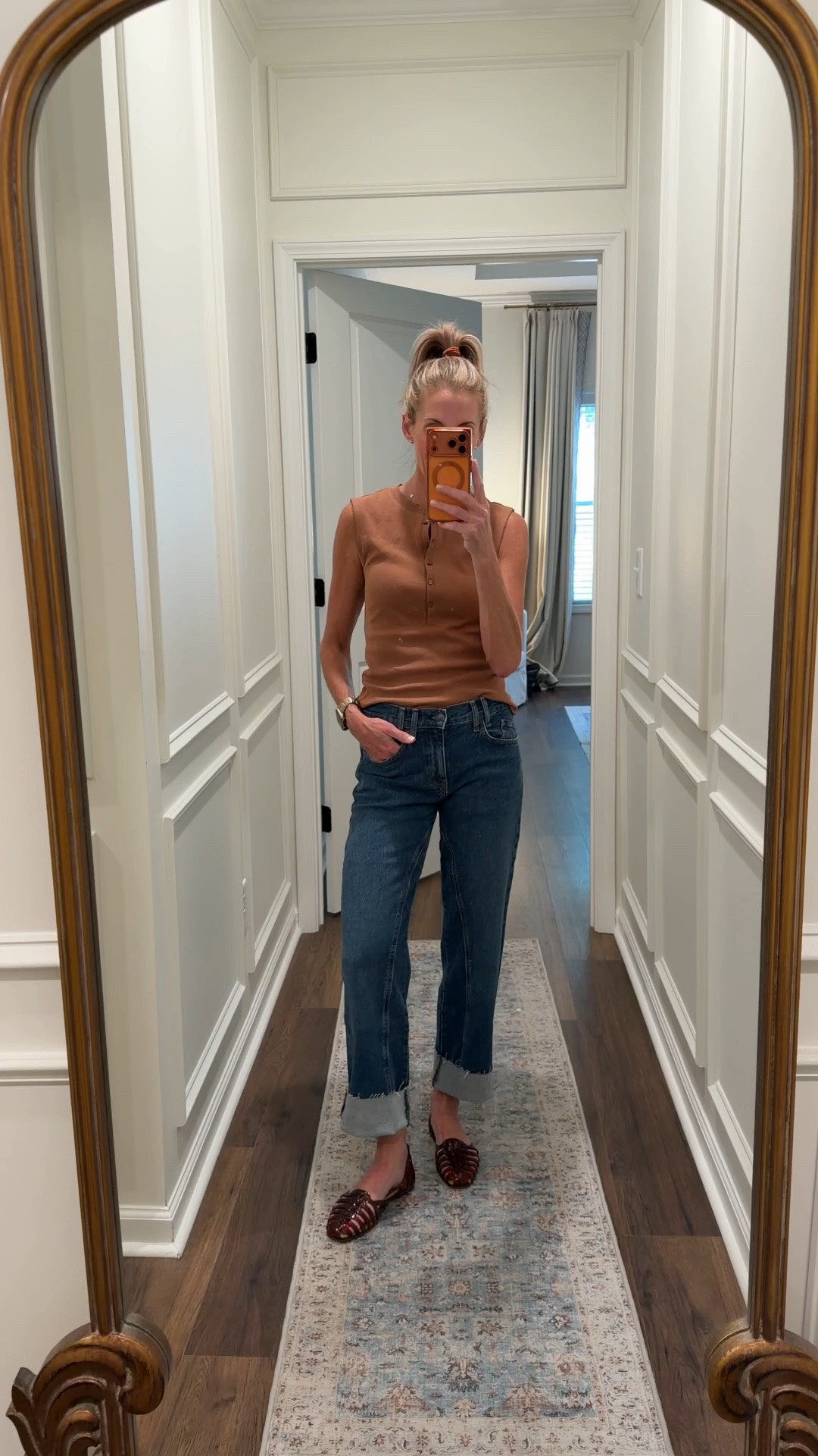 Headed to friends …. Love these Nordstrom Free People jeans under $50