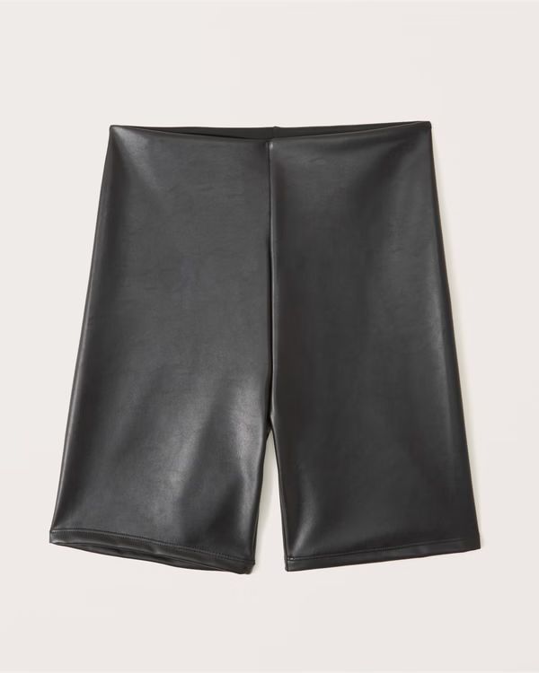Women's Faux Leather Bike Shorts | Women's Up to 40% Off Select Styles | Abercrombie.com | Abercrombie & Fitch (US)