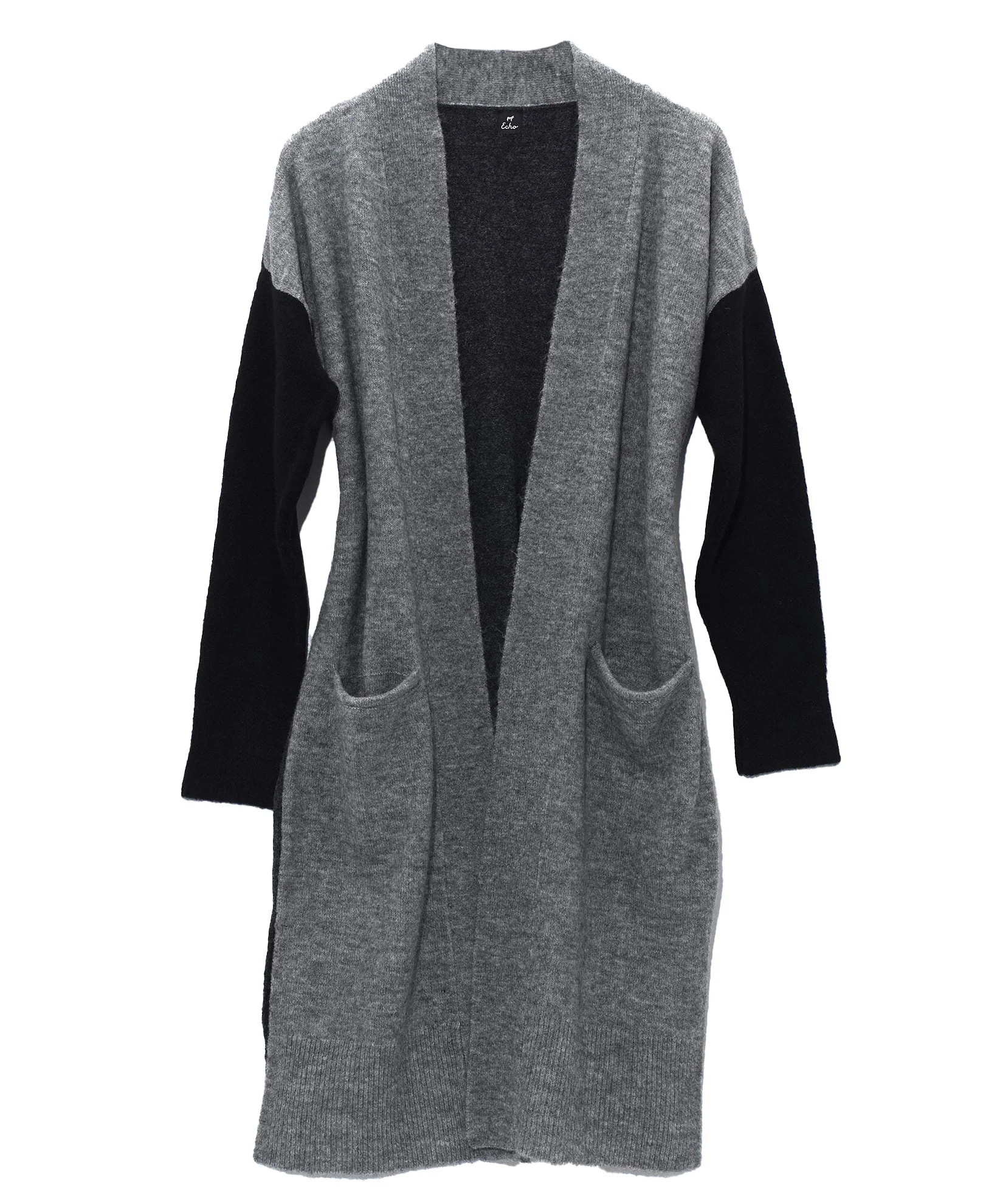 Colorblock Longline Cardigan | Echo New York