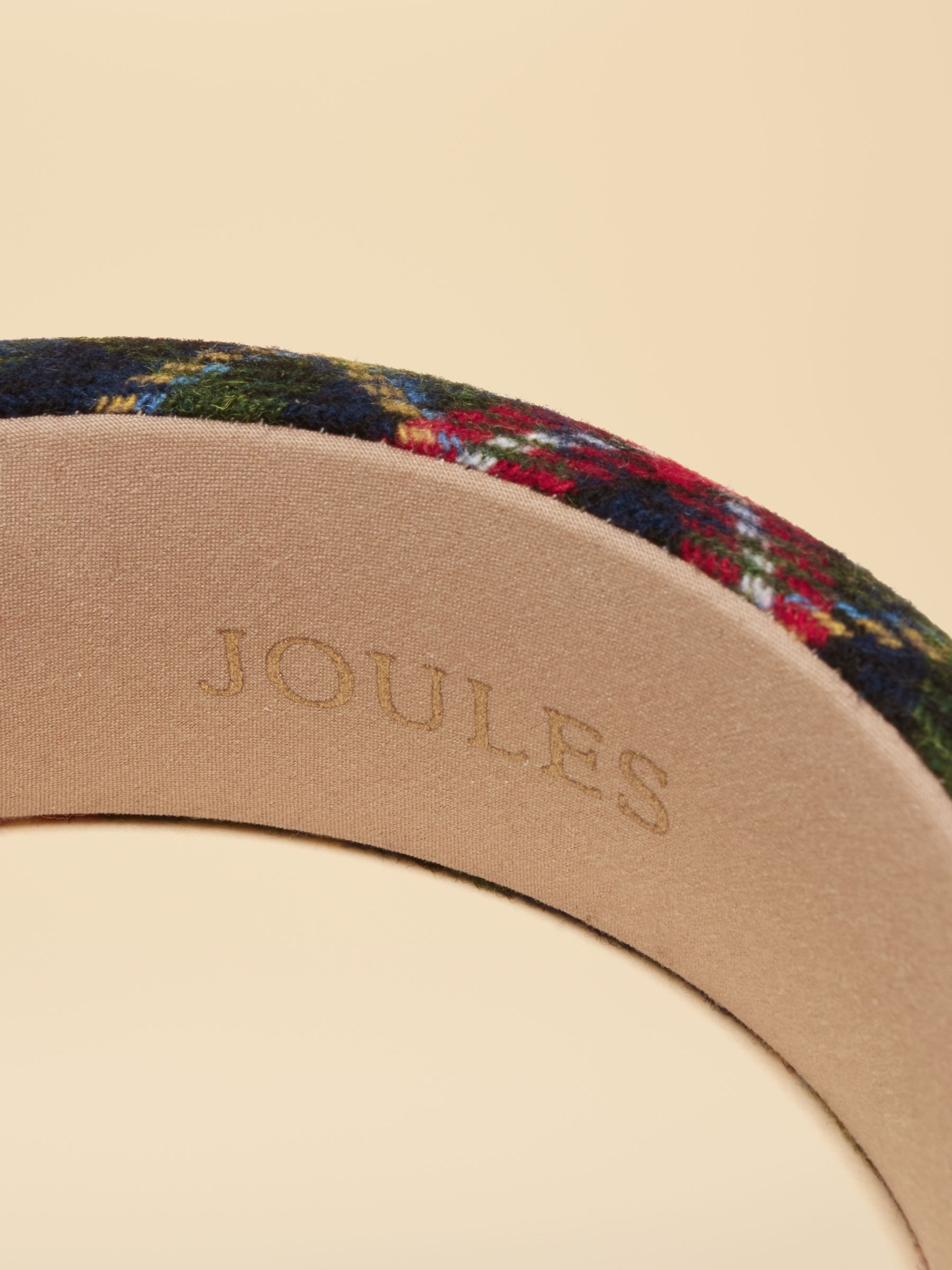 Tessie Green/Navy Tweed Headband | Joules | Joules
