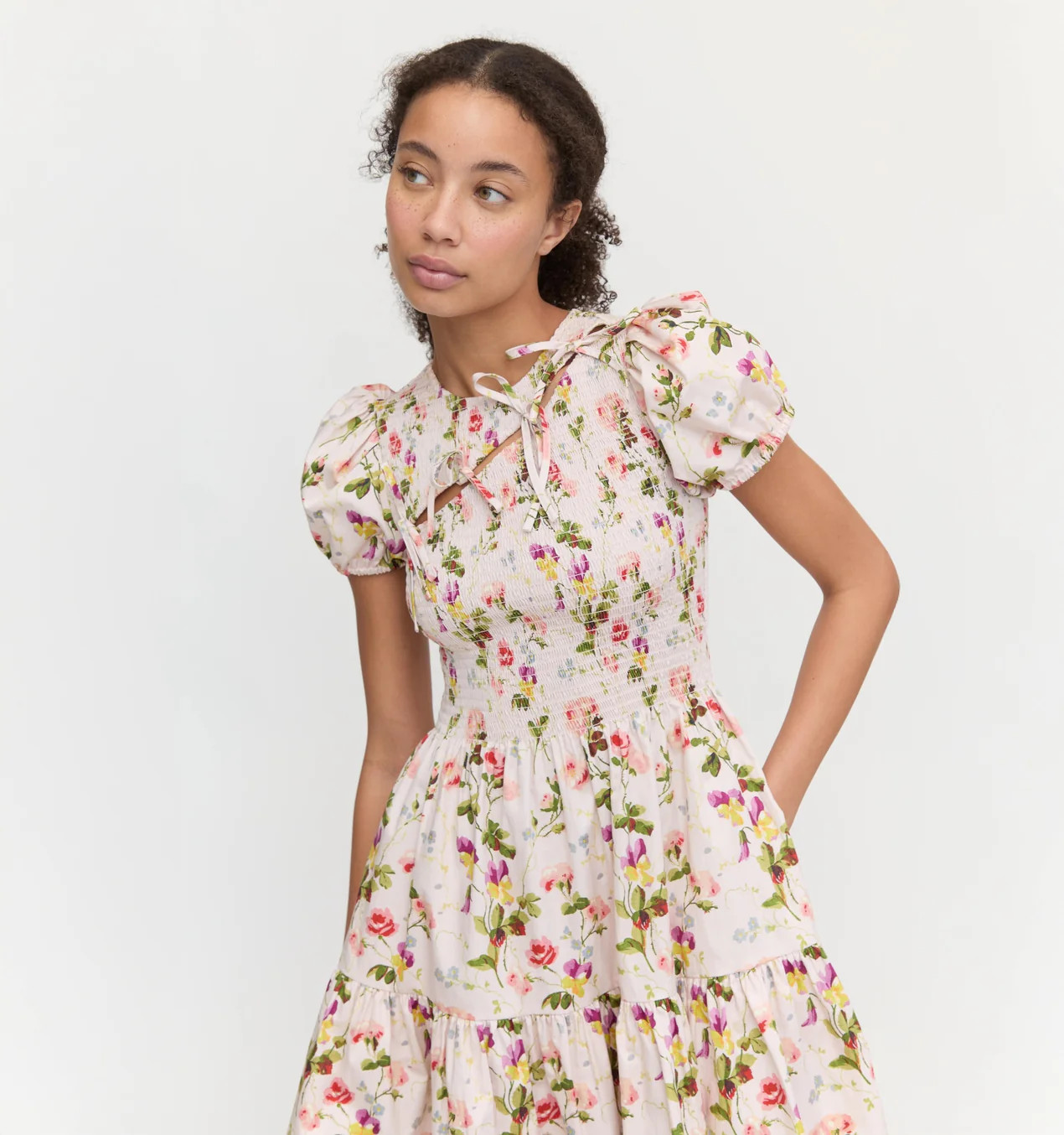 The Gia Mini Nap Dress - Pink Bluebonnet | Hill House Home US